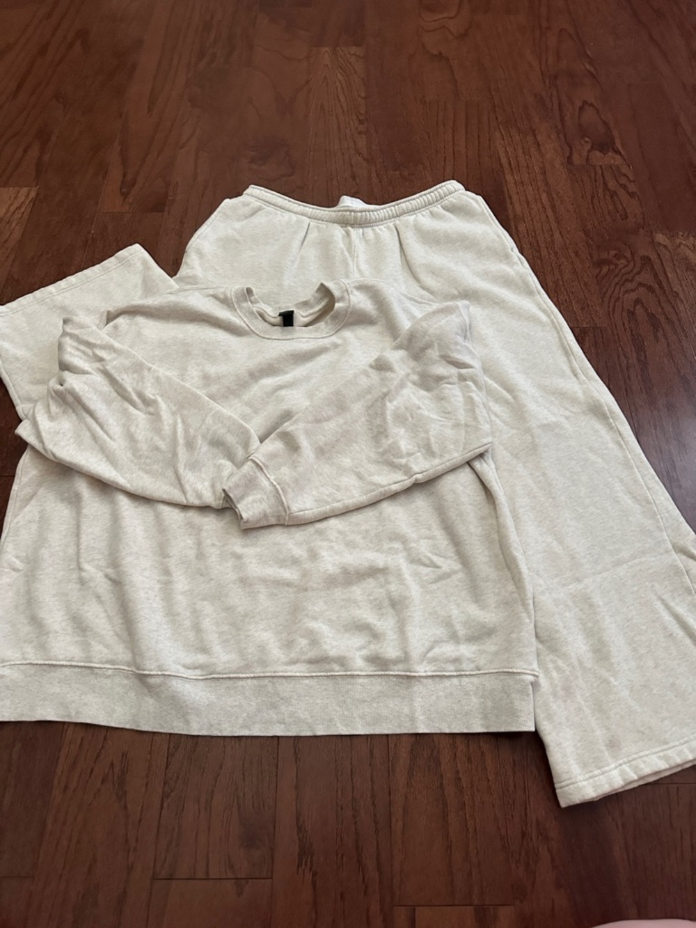 wild fable Gray Cozy Lounge Set - Sweatshirt & Wide-Leg Pants